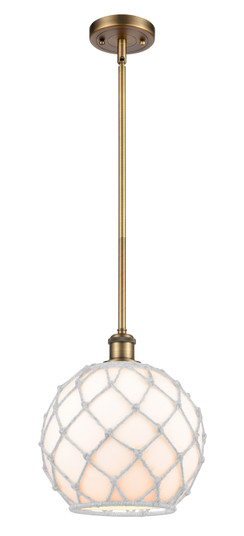 Ballston One Light Mini Pendant in Brushed Brass (405|5161SBBG12110RW)