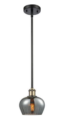 Ballston One Light Mini Pendant in Black Antique Brass (405|5161SBABG93)