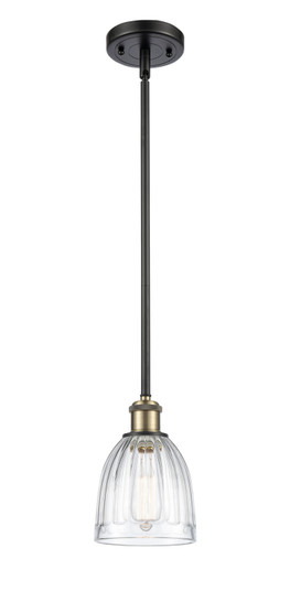 Ballston One Light Mini Pendant in Black Antique Brass (405|5161SBABG442)