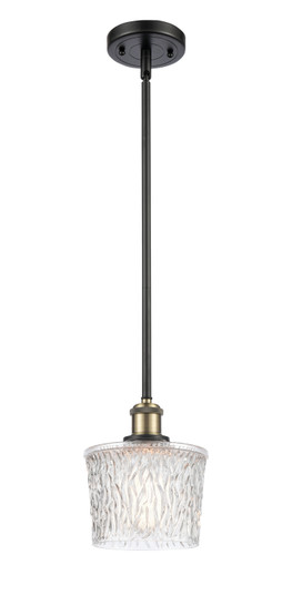 Ballston One Light Mini Pendant in Black Antique Brass (405|5161SBABG402)