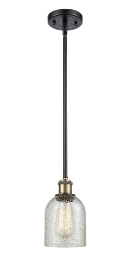 Ballston One Light Mini Pendant in Black Antique Brass (405|5161SBABG259)