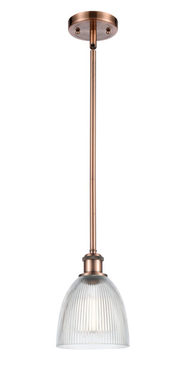 Ballston One Light Mini Pendant in Antique Copper (405|5161SACG382)