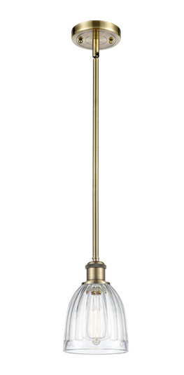 Ballston One Light Mini Pendant in Antique Brass (405|5161SABG442)