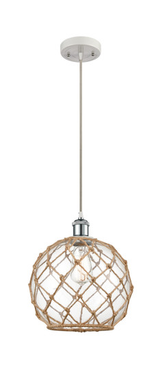 Ballston LED Mini Pendant in White Polished Chrome (405|5161PWPCG12210RBLED)