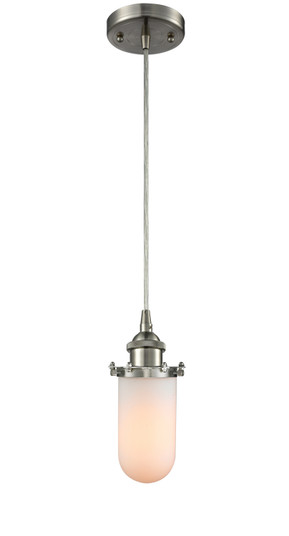 Kingsbury One Light Pendant in Brushed Satin Nickel (405|5161PSN232W)