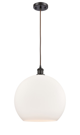 Ballston One Light Pendant in Oil Rubbed Bronze (405|5161POBG12114)