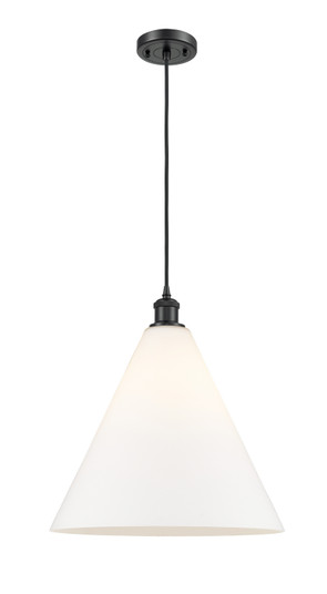 Ballston One Light Pendant in Matte Black (405|5161PBKGBC161)