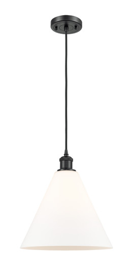 Ballston One Light Mini Pendant in Matte Black (405|5161PBKGBC121)
