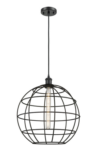 Ballston One Light Mini Pendant in Matte Black (405|5161PBKCE16BK)