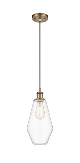 Ballston One Light Mini Pendant in Brushed Brass (405|5161PBBG6527)