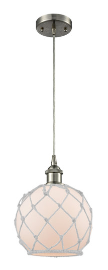 Ballston One Light Mini Pendant in Black Antique Brass (405|5161PBABG1218RW)