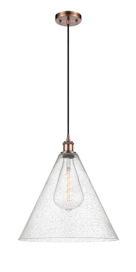 Ballston One Light Pendant in Antique Copper (405|5161PACGBC164)