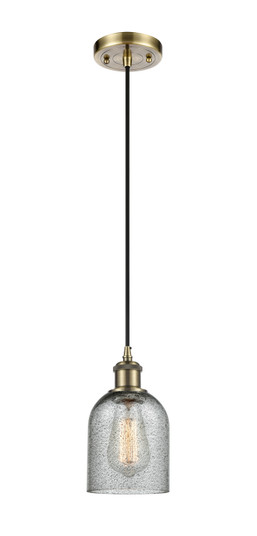 Ballston One Light Mini Pendant in Antique Brass (405|5161PABG257)