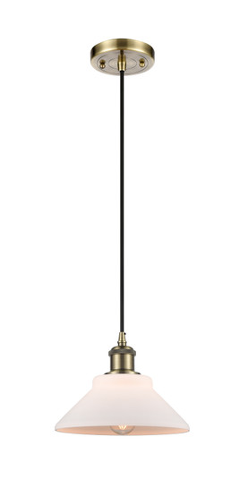 Ballston One Light Mini Pendant in Antique Brass (405|5161PABG131)