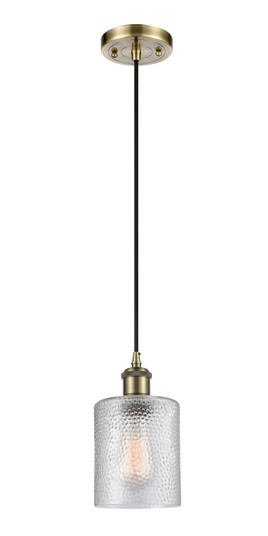 Ballston One Light Mini Pendant in Antique Brass (405|5161PABG112)