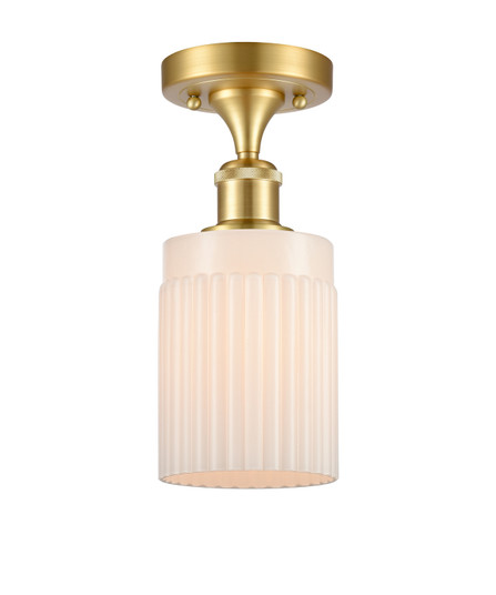 Ballston One Light Semi-Flush Mount in Satin Gold (405|5161CSGG341)