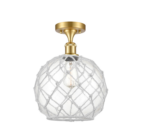 Ballston One Light Semi-Flush Mount in Satin Gold (405|5161CSGG12210RW)