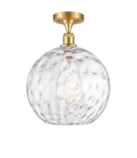 Ballston One Light Semi-Flush Mount in Satin Gold (405|5161CSGG121512)