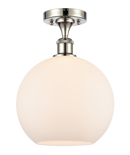 Ballston One Light Semi-Flush Mount in Polished Nickel (405|5161CPNG12110)