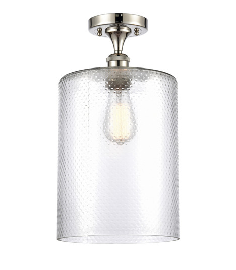 Ballston One Light Semi-Flush Mount in Polished Nickel (405|5161CPNG112L)