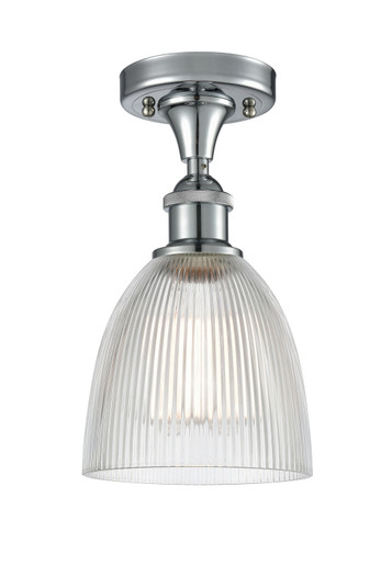 Ballston One Light Semi-Flush Mount in Polished Chrome (405|5161CPCG382)