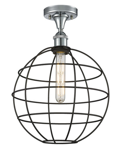 Ballston LED Semi-Flush Mount in Polished Chrome (405|5161CPCCE12BK)