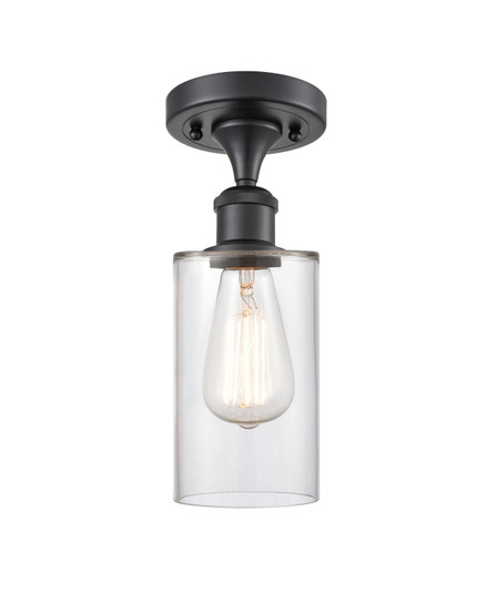 Ballston One Light Semi-Flush Mount in Matte Black (405|5161CBKG802)