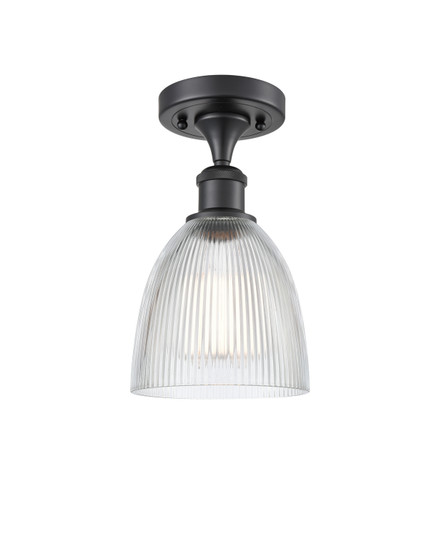 Ballston LED Semi-Flush Mount in Matte Black (405|5161CBKG382LED)