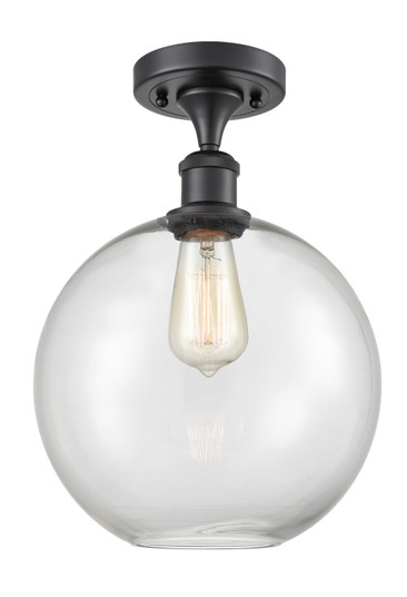 Ballston One Light Semi-Flush Mount in Matte Black (405|5161CBKG12210)