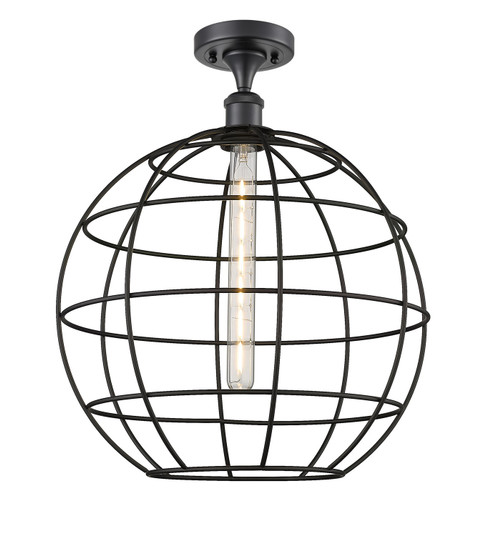 Ballston One Light Semi-Flush Mount in Matte Black (405|5161CBKCE16BK)