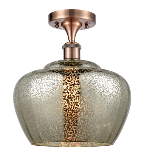 Ballston LED Semi-Flush Mount in Antique Copper (405|5161CACG96LLED)