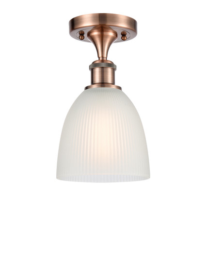 Ballston LED Semi-Flush Mount in Antique Copper (405|5161CACG381LED)