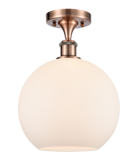 Ballston LED Semi-Flush Mount in Antique Copper (405|5161CACG12110LED)