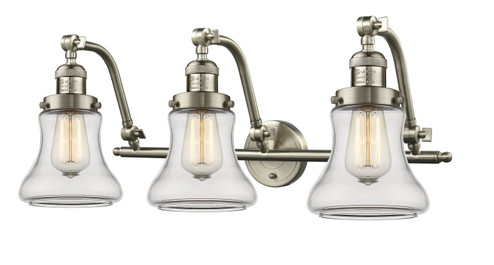 Franklin Restoration Three Light Bath Vanity in Brushed Satin Nickel (405|5153WSNG192)