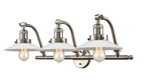 Franklin Restoration Three Light Bath Vanity in Brushed Satin Nickel (405|5153WSNG1)