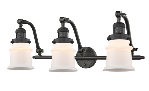 Franklin Restoration Three Light Bath Vanity in Oil Rubbed Bronze (405|5153WOBG181S)