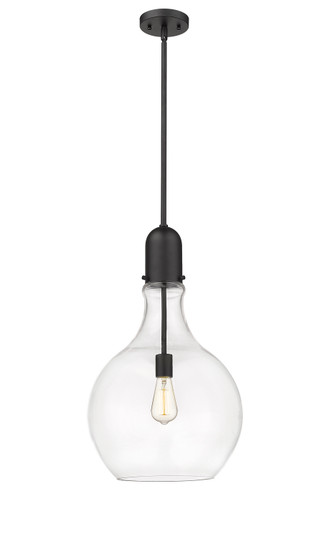 Auralume One Light Pendant in Matte Black (405|4921SBKG58214)