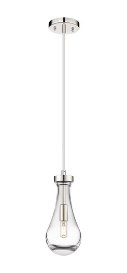 Downtown Urban LED Pendant in Polished Nickel (405|4511PPNG4515CL)