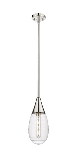 Downtown Urban One Light Pendant in Polished Nickel (405|4501SPNG4506SCL)