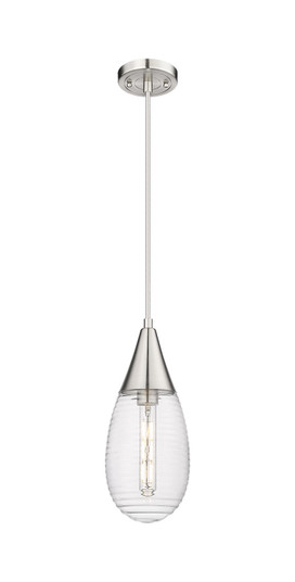 Downtown Urban One Light Pendant in Satin Nickel (405|4501PSNG4506SCL)