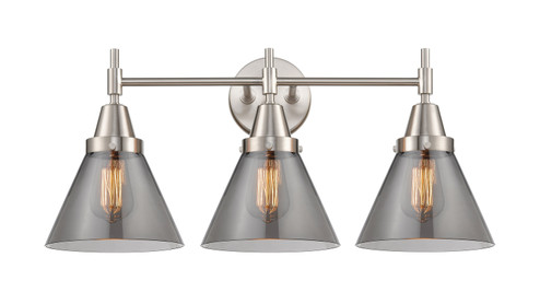 Caden Three Light Bath Vanity in Satin Nickel (405|4473WSNG43)