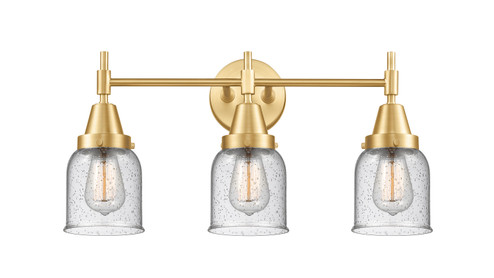 Caden Three Light Bath Vanity in Satin Gold (405|4473WSGG54)