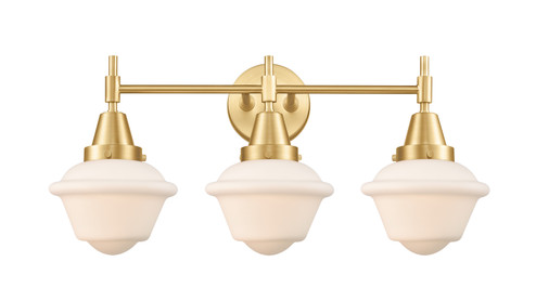 Caden Three Light Bath Vanity in Satin Gold (405|4473WSGG531)