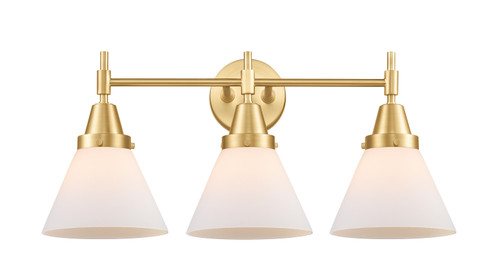 Caden Three Light Bath Vanity in Satin Gold (405|4473WSGG41)