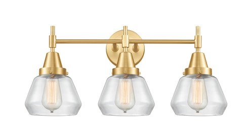 Caden Three Light Bath Vanity in Satin Gold (405|4473WSGG172)