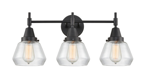 Caden Three Light Bath Vanity in Matte Black (405|4473WBKG172)