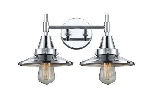 Caden Two Light Bath Vanity in Polished Chrome (405|4472WPCM7PC)