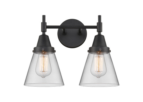 Caden Two Light Bath Vanity in Matte Black (405|4472WBKG62)