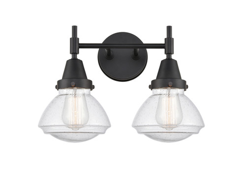 Caden Two Light Bath Vanity in Matte Black (405|4472WBKG324)