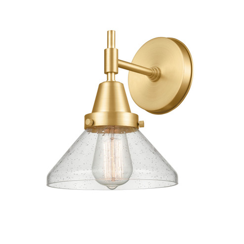 Caden One Light Wall Sconce in Satin Gold (405|4471WSGG4474)